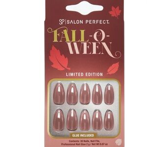 Salon Perfect Fall-O-Ween Limited Edition Nail Set - Brown